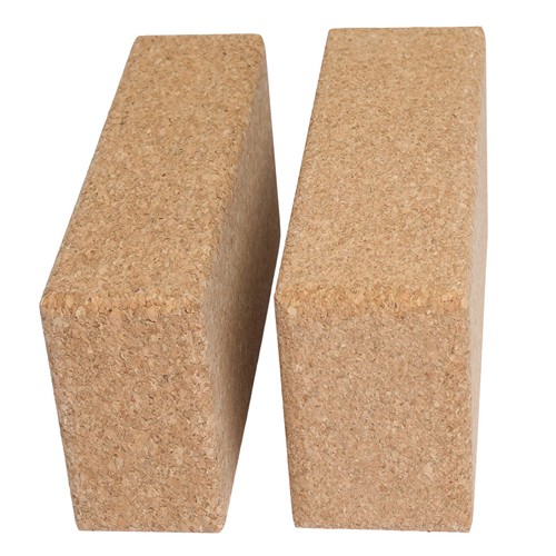 Yoga Block made of Cork, 22.7x12x6.5cm, "Made in Europe"