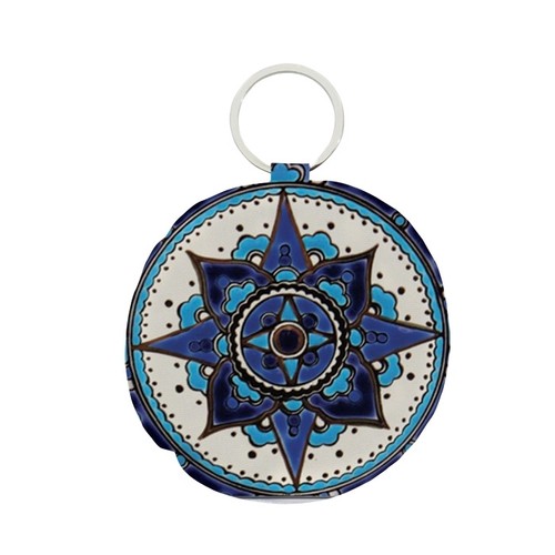 GRAND PORTE-CLÉS EN RPET AVEC REMBOURRAGE PERSONNALISABLE