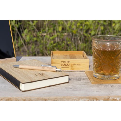 Set sottobicchieri di bamboo Archer Set sottobicchieri di bamboo Archer