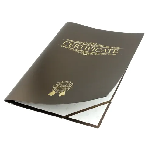Certificate cover