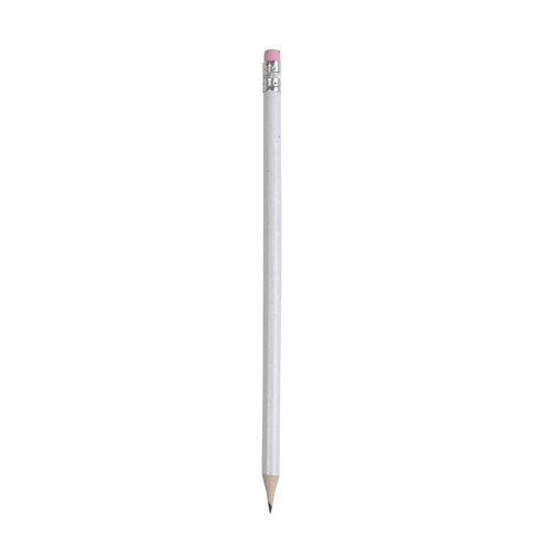 Crayon tempérée cylindrique avec gomme