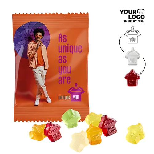 Gommes de fruits PERSONNALISÉES, 10 g