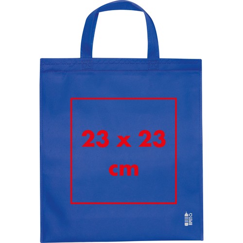 Shopping bag made of recycled non-woven