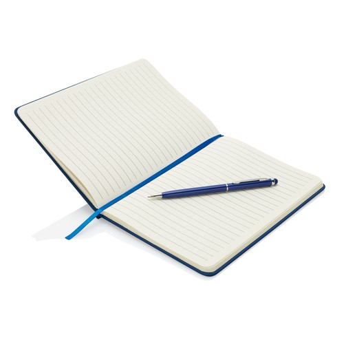 Libreta A5 PU básica con bolígrafo táctil