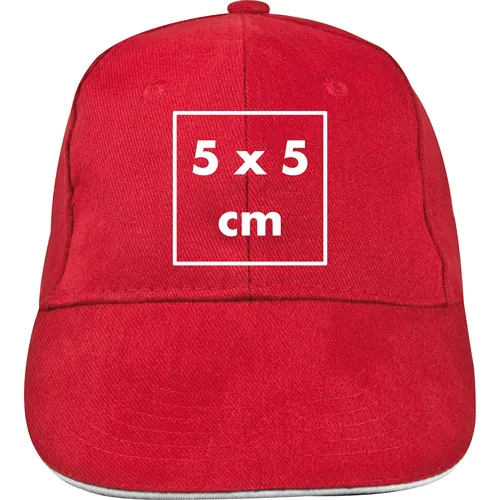 Casquette 6 Panel Sandwich heavy-brushed Casquette 6 Panel Sandwich heavy-brushed