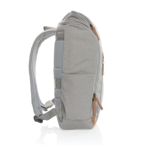 Impact AWARE™ 16 oz. recycled canvas 15" laptop backpack Impact AWARE™ 16 oz. recycled canvas 15" laptop backpack