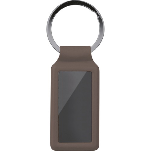 * PORTACHIAVI IN PU E ACCIAIO