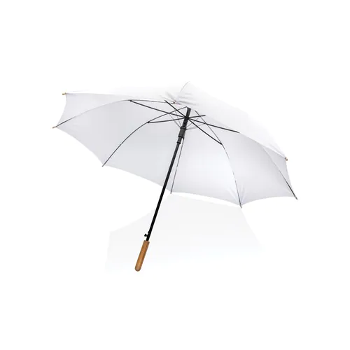 27" Impact AWARE™ RPET 190T auto open bamboe paraplu