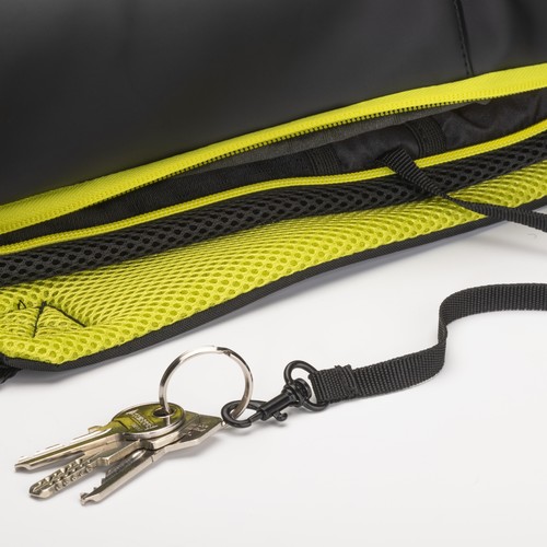 Zaino porta pc in soft pu water resistant, compartimento notebook