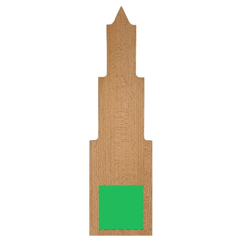 Planche Domtoren hêtre 39,5x11x1,6 cm