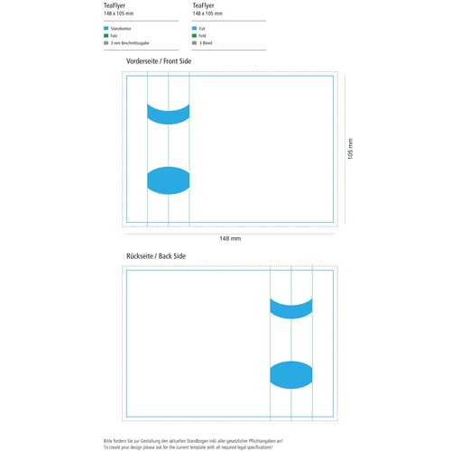 TeaFlyer incl. 1 TeaStick "Design Personalizzato" TeaFlyer incl. 1 TeaStick "Design Personalizzato"