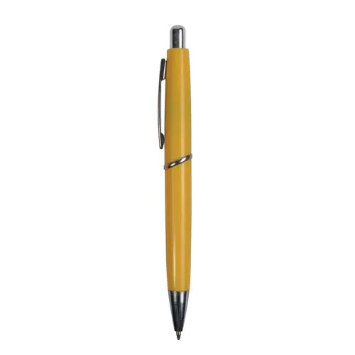 ABS plastic snap pen with coloured barrel and metal clip, jumbo refill ABS plastic snap pen with coloured barrel and metal clip, jumbo refill
