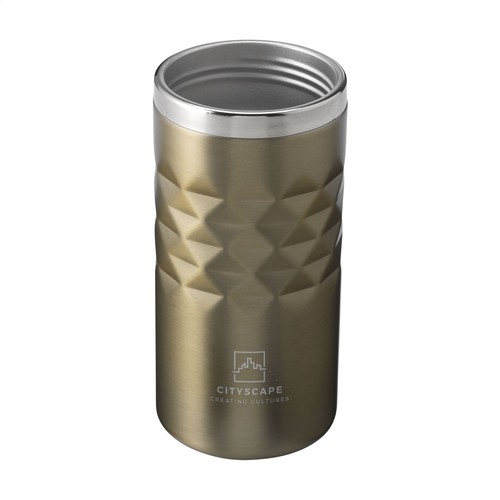 Geometric Mug RCS Recycled Steel 280 ml thermo cup Geometric Mug RCS Recycled Steel 280 ml thermo cup