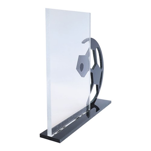 ACRYLIC TROPHY 23X20CM WITH CUSTOMIZABLE LASER ENGRAVING ACRYLIC TROPHY 23X20CM WITH CUSTOMIZABLE LASER ENGRAVING