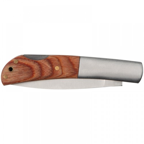 Folding knife with wooden handle Folding knife with wooden handle