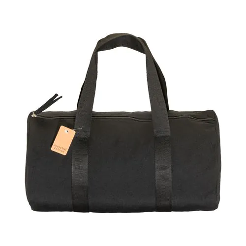 280 g/m2 recycled cotton sports/travel duffle bag