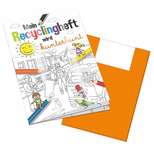 Colouring book / set A6 - Recycling - Colouring book neutral Colouring book / set A6 - Recycling - Colouring book neutral