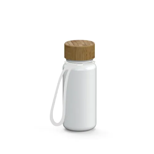 Gourde "Natural" transparente incl. attache, 0,4 l