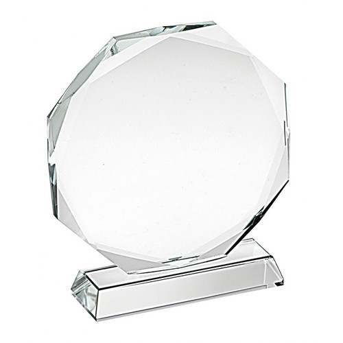 Achteckige Trophäe mit freistehendem Soc