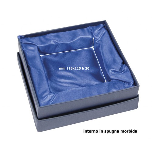 BLUE BOX SATIN BLUE 160X160X40 MM BLUE BOX SATIN BLUE 160X160X40 MM