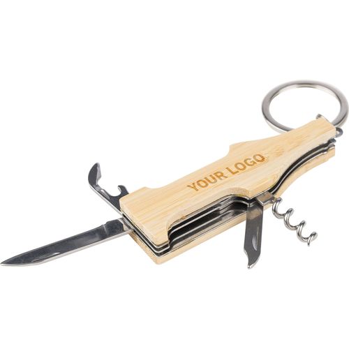 Bamboo multitool keychain Inaya