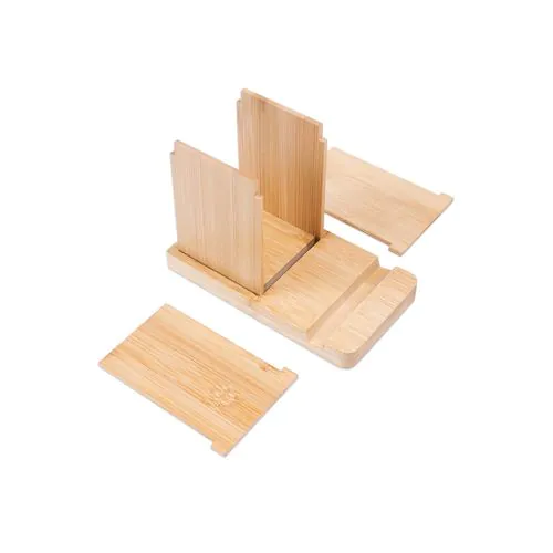 ERWIN. Set da scrivania con supporto per il cellulare e tazza