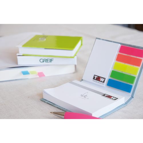 herpositioneerbaar papieren blok