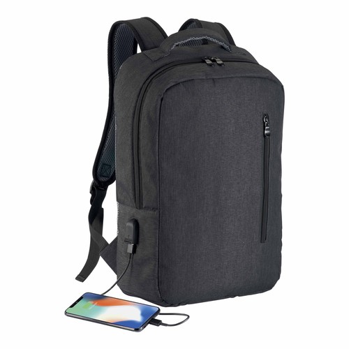 300D Polyester laptop backpack with 3 pockets. Laptop principal pocket and side pocket 300D Polyester laptop backpack with 3 pockets. Laptop principal pocket and side pocket