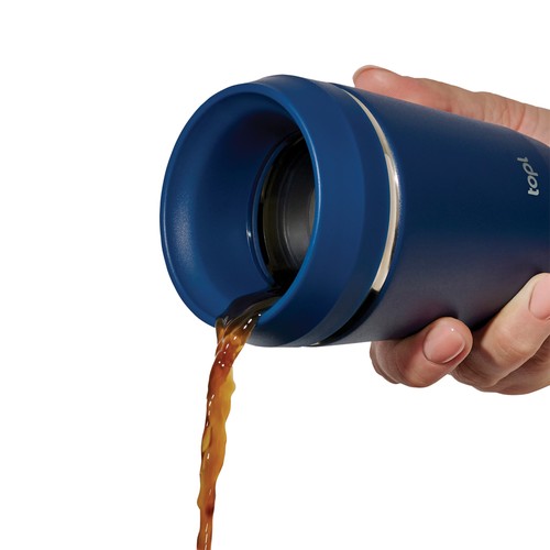 Topl Recycled Steel To Go Tumbler Patented 360 Lid 235ml Topl Recycled Steel To Go Tumbler Patented 360 Lid 235ml
