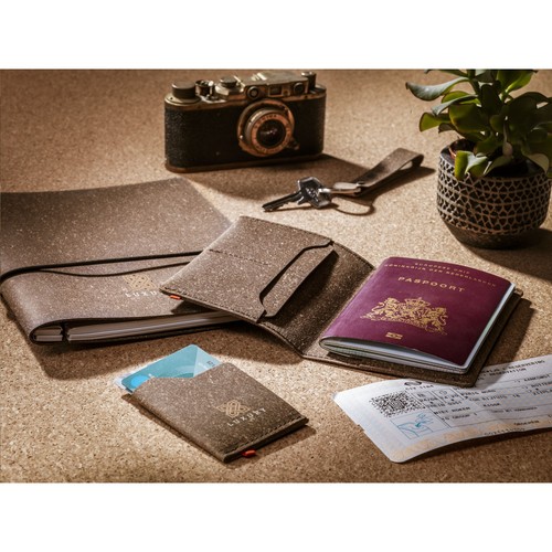 Recycled Leather Passport Holder Recycled Leather Passport Holder