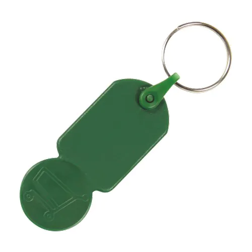 Trolley coin holder key-ring