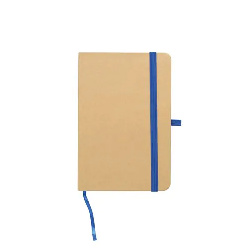Bloc-notes en carton recyclé avec détails colorés Bloc-notes en carton recyclé avec détails colorés