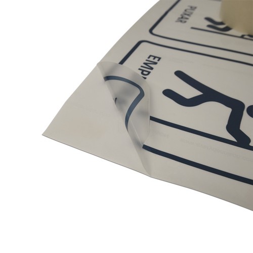 CUSTOMIZABLE 15X15CM CLEAR VINYL STICKER