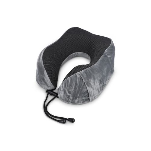 Contoured memory foam travel pillow with EVA case Contoured memory foam travel pillow with EVA case