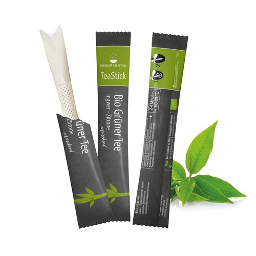 Organic TeaStick - Green Tea Ginger-Lemon