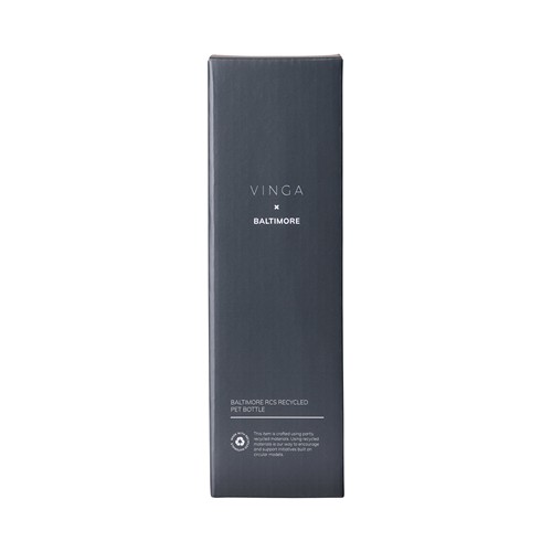VINGA Baltimore RCS recycled SS bottle 600 ML VINGA Baltimore RCS recycled SS bottle 600 ML