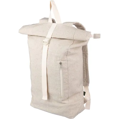 Hanf (280 gr/m2) Rolltop Rucksack Margarete Hanf (280 gr/m2) Rolltop Rucksack Margarete
