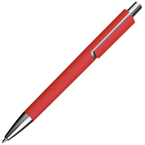 Stylo bille avec applications argentées