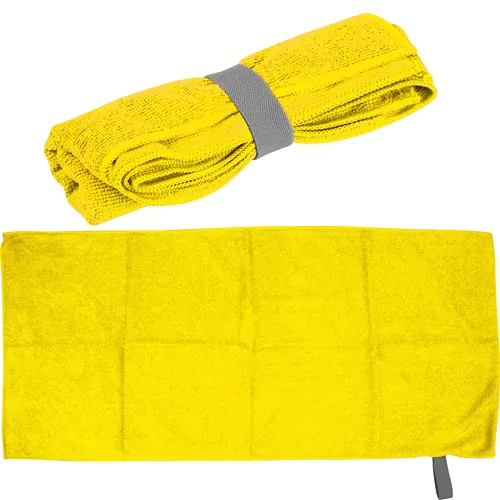 Handdoek van microvezel met elastiek Handdoek van microvezel met elastiek