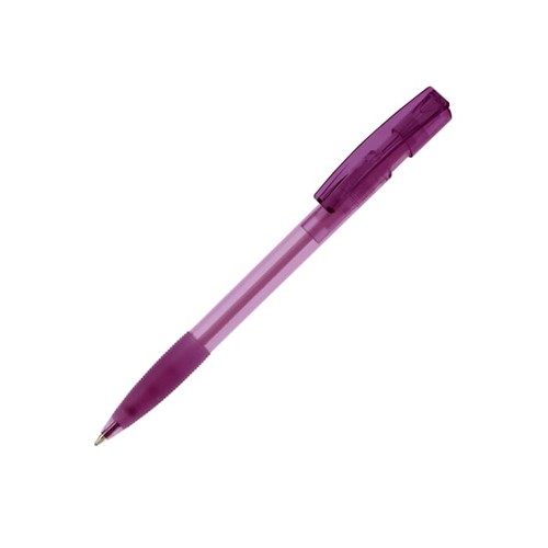 Nash ball pen rubber grip transparent