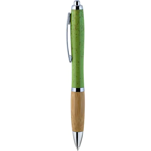 PENNA A SFERA IN PAGLIA DI GRANO+ABS, BAMBÙ E METALLO PENNA A SFERA IN PAGLIA DI GRANO+ABS, BAMBÙ E METALLO