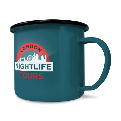 Tasses en émail de qualité supérieure (285ml/10oz) - Couleur