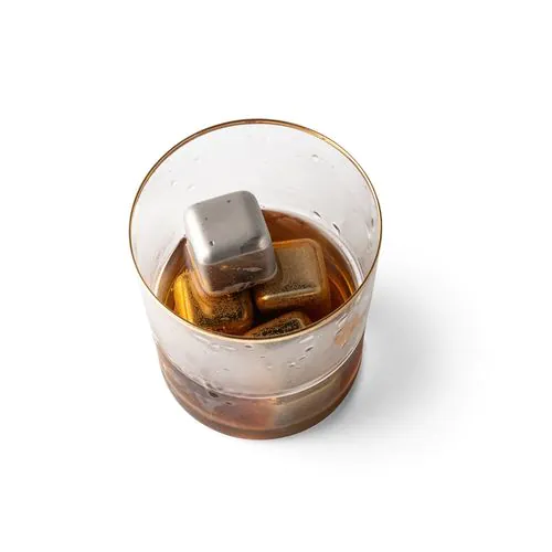 GLACIER. Set of reusable stainless steel ice cubes GLACIER. Set of reusable stainless steel ice cubes