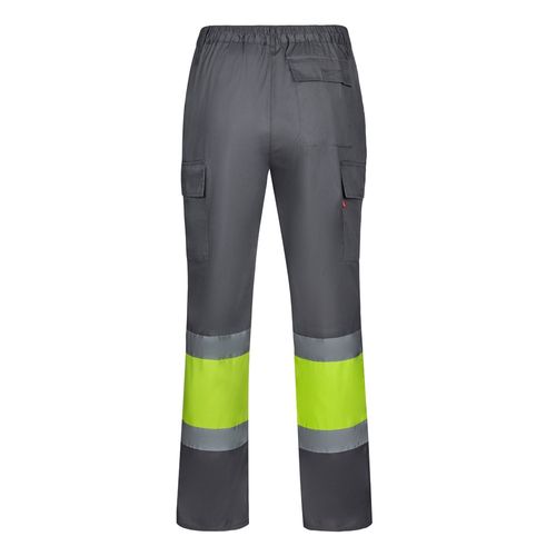 VL ARTEMIS. Two-tone trousers, in twill (190g/m²), cotton (20%) and polyester (80%)