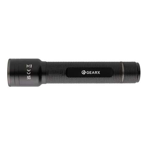 Gear X RCS recycled aluminum USB-rechargeable torch large Gear X RCS recycled aluminum USB-rechargeable torch large