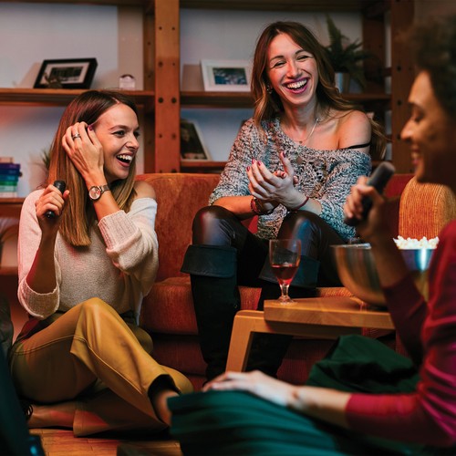 Singvibe RCS recycled plastic karaoke set with double mic Singvibe RCS recycled plastic karaoke set with double mic