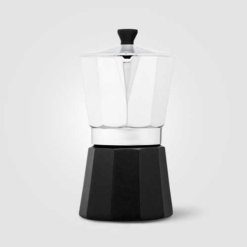Caffettiera moka Grosche Milano in alluminio - 6 tazzine