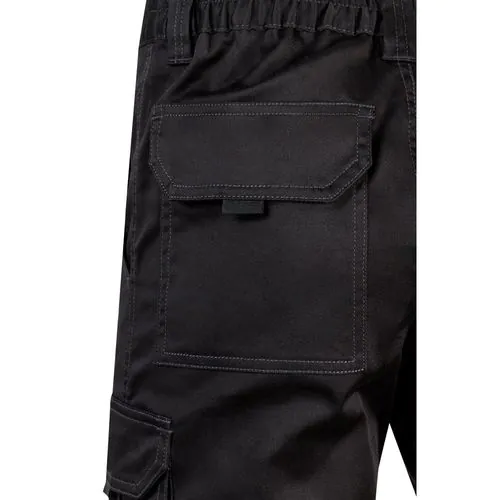 VL HEBE. Bermuda stretch, multipoches (240g/m²), en coton (46%), EME (38%) et polyester (16%)