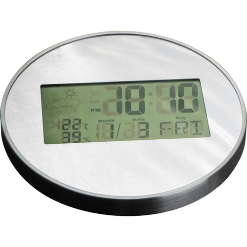 Wall clock with digital display Wall clock with digital display