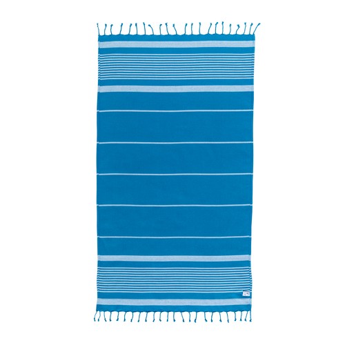 Serviette de plage en coton recyclé style fouta de 350 g/m2 Serviette de plage en coton recyclé style fouta de 350 g/m2